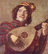 Jester with a Lute Frans Hals